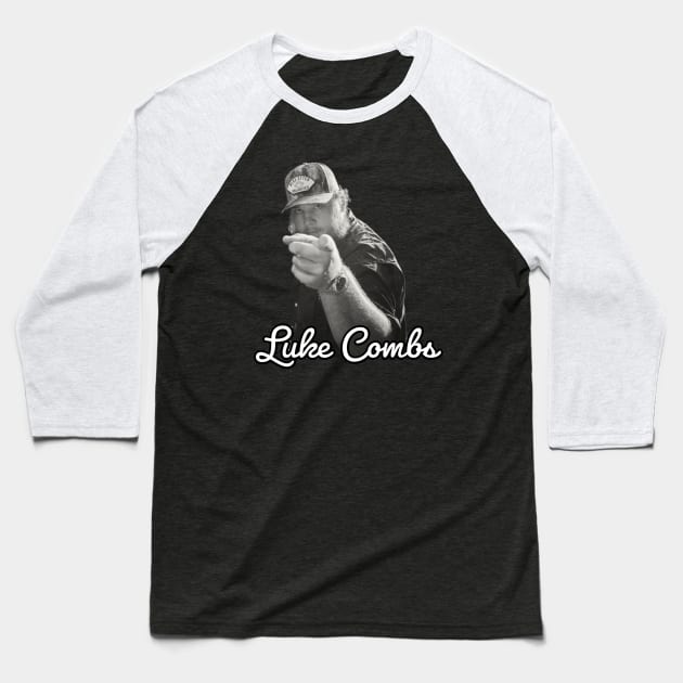 Luke Combs / 1990 Baseball T-Shirt by Nakscil